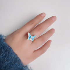 Fidget Spinner Rotatable Ring For Women